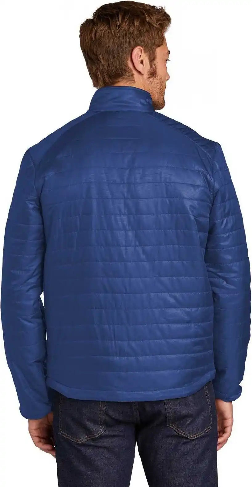 Port Authority J850 Packable Puffy Jacket Cobalt Blue