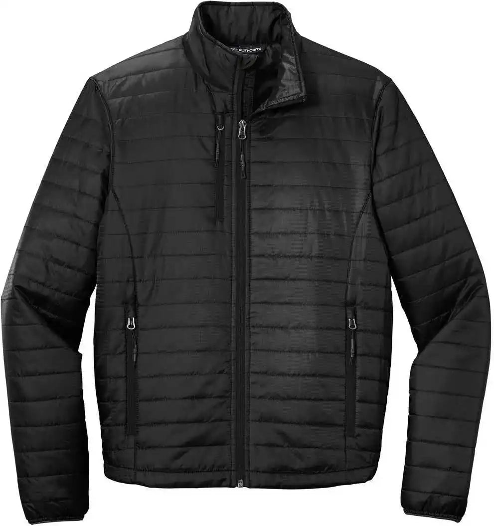 Port Authority J850 Packable Puffy Jacket Deep Black