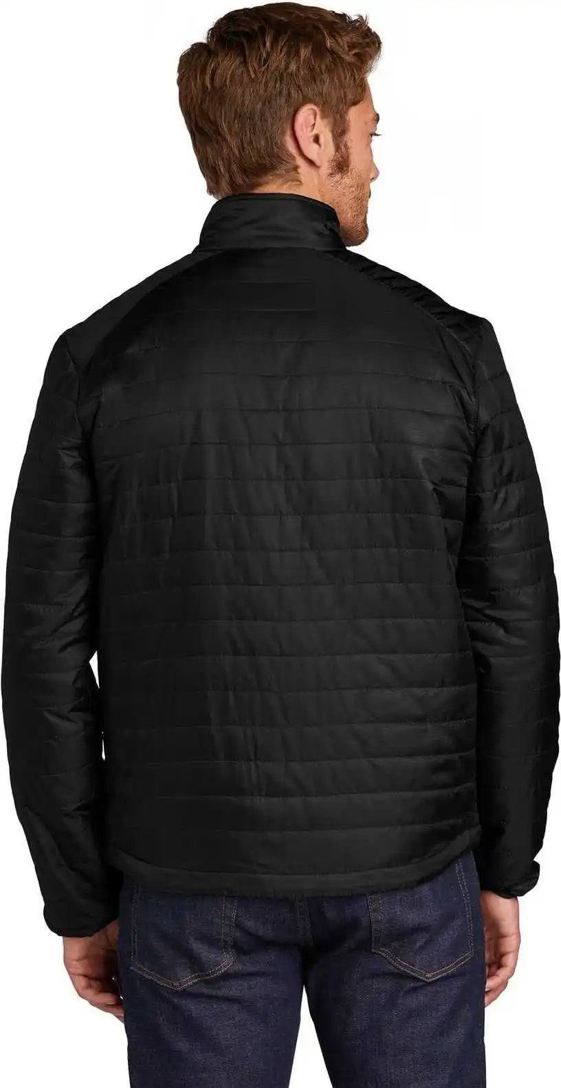 Port Authority J850 Packable Puffy Jacket Deep Black