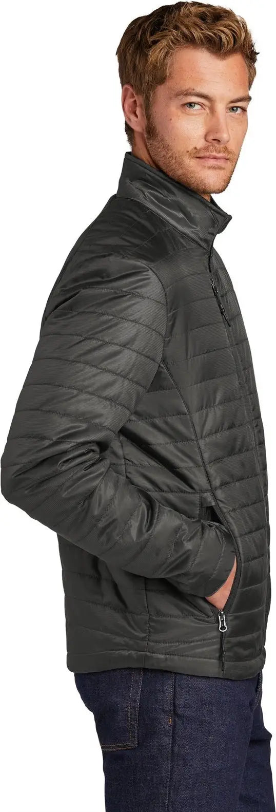 Port Authority J850 Packable Puffy Jacket - Sterling Gray Graphite
