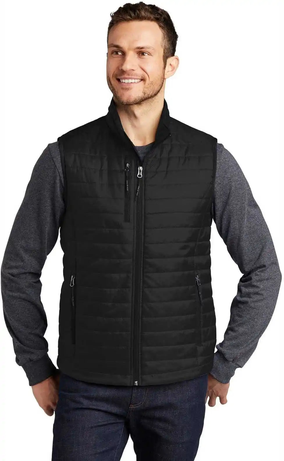 Port Authority J851 Packable Puffy Vest Deep Black