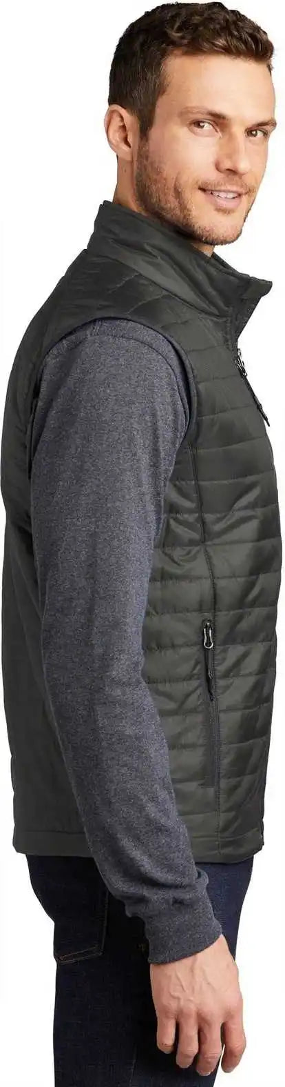 Port Authority J851 Packable Puffy Vest Sterling Gray Graphite