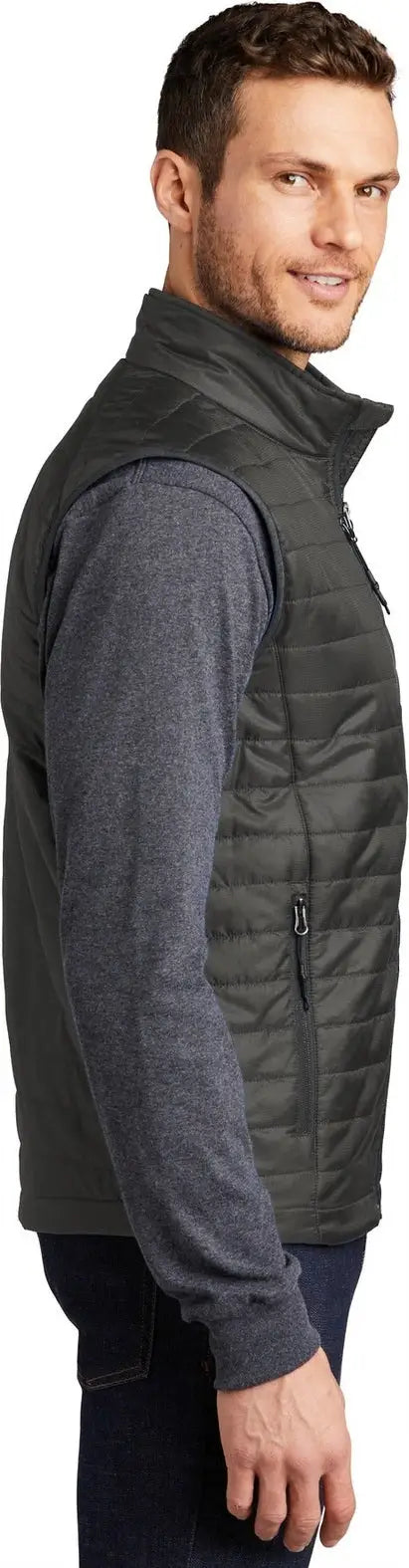 Port Authority J851 Packable Puffy Vest - Sterling Gray Graphite