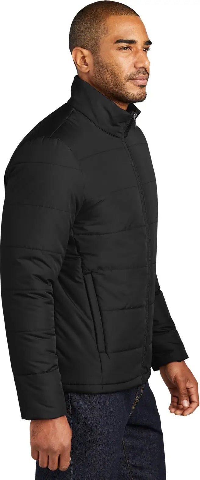 Port Authority J852 Puffer Jacket - Deep Black