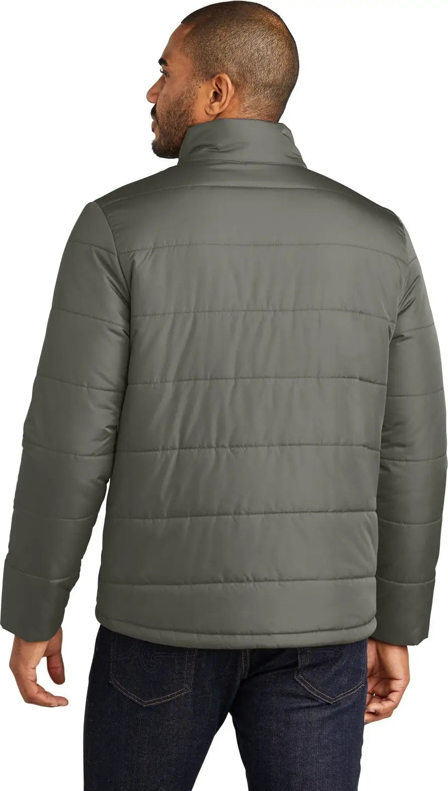 Port Authority J852 Puffer Jacket - Shadow Gray