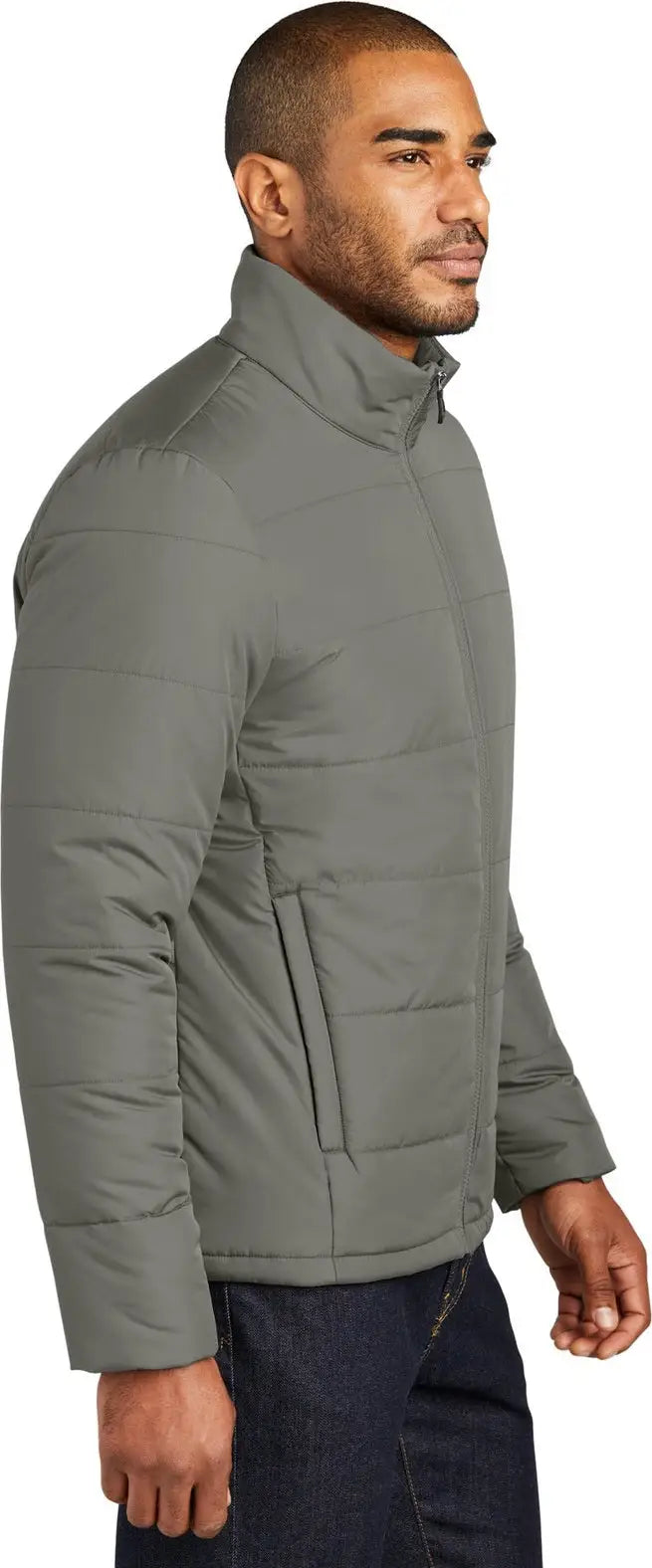 Port Authority J852 Puffer Jacket - Shadow Gray