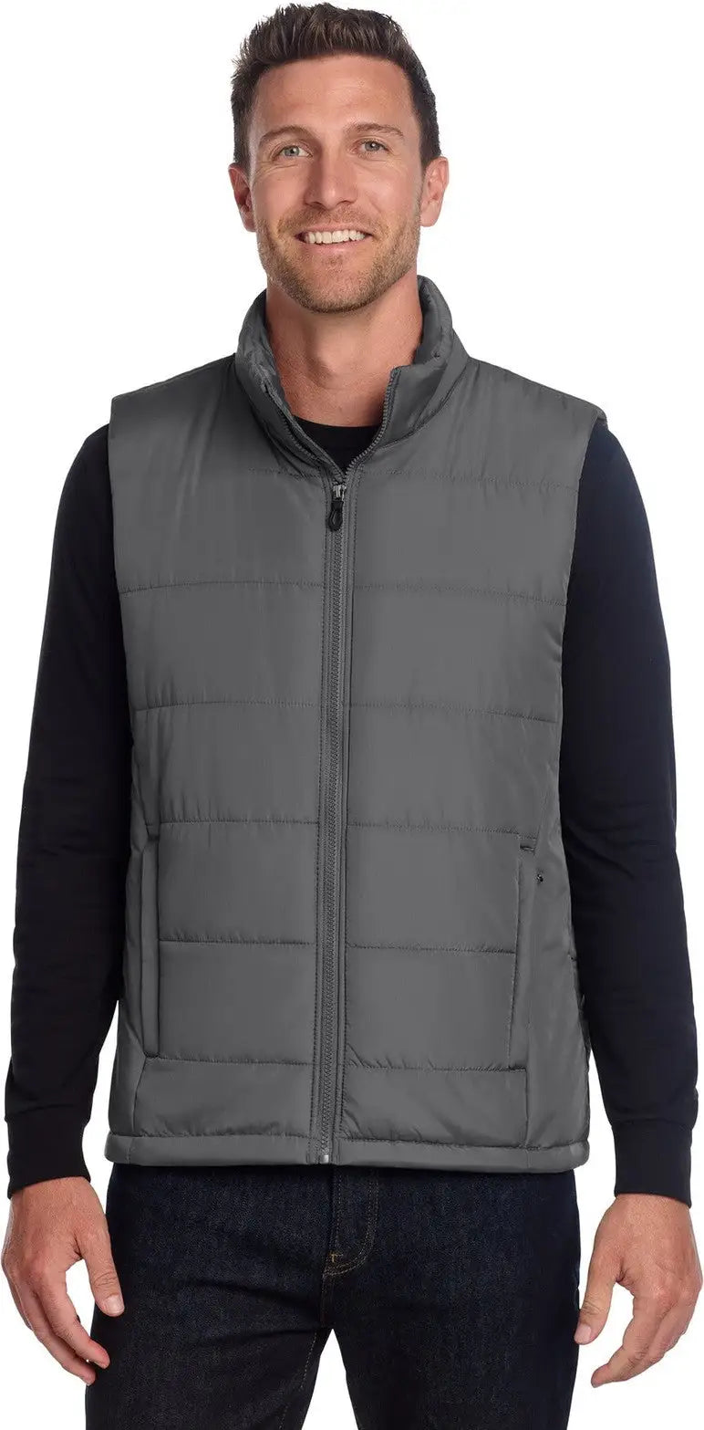 Port Authority J853 Puffer Vest - Shadow Gray - Adult Xs