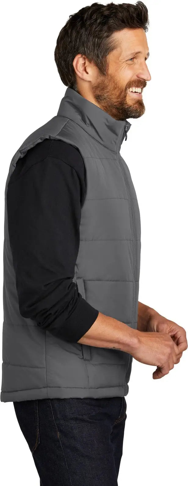 Port Authority J853 Puffer Vest - Shadow Gray