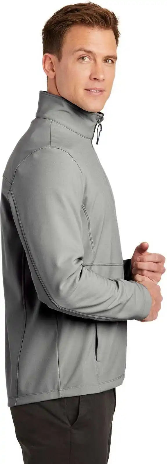 Port Authority J901 Collective Soft Shell Jacket - Gusty Gray