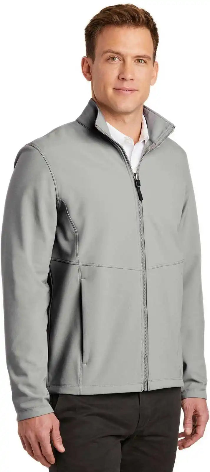 Port Authority J901 Collective Soft Shell Jacket - Gusty Gray