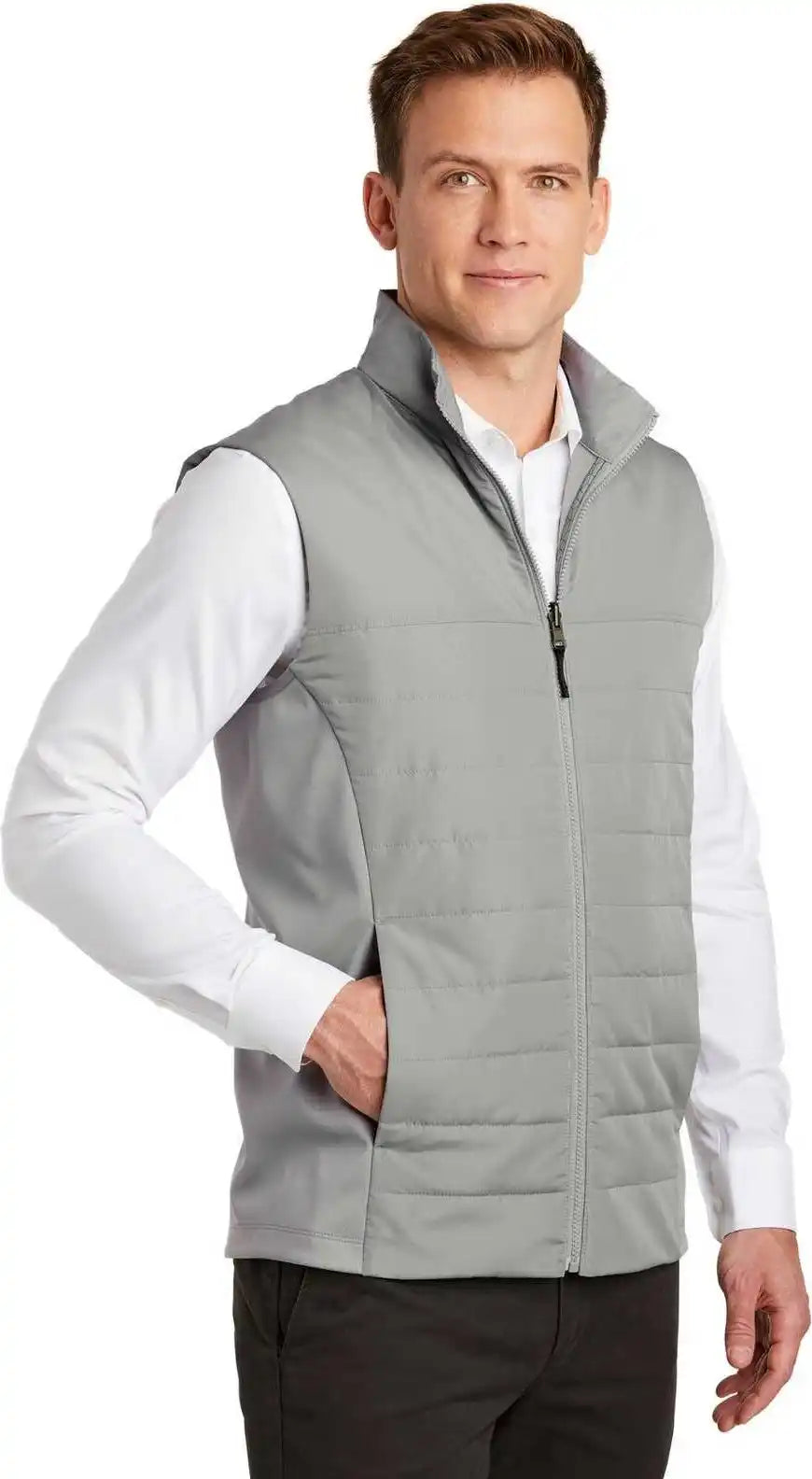 Port Authority J903 Collective Insulated Vest Gusty Gray