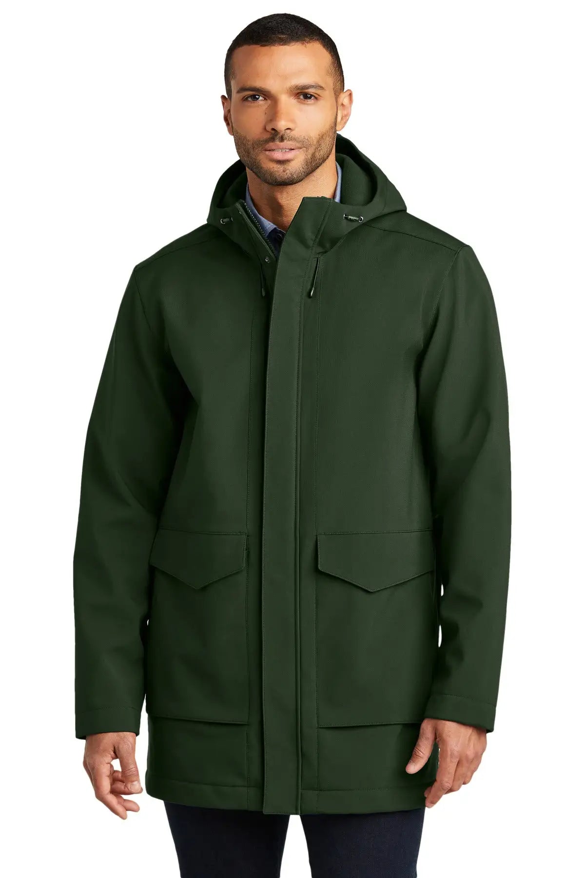 Port Authority J919 Collective Outer Soft Shell Parka - Dark Olive Green - Adult Xs