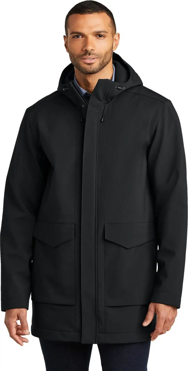 Port Authority J919 Collective Outer Soft Shell Parka - Deep Black - Adult Xs