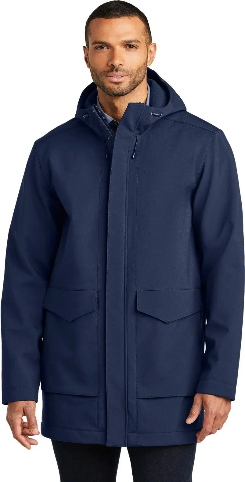 Port Authority J919 Collective Outer Soft Shell Parka - River Blue Navy - Adult Xs