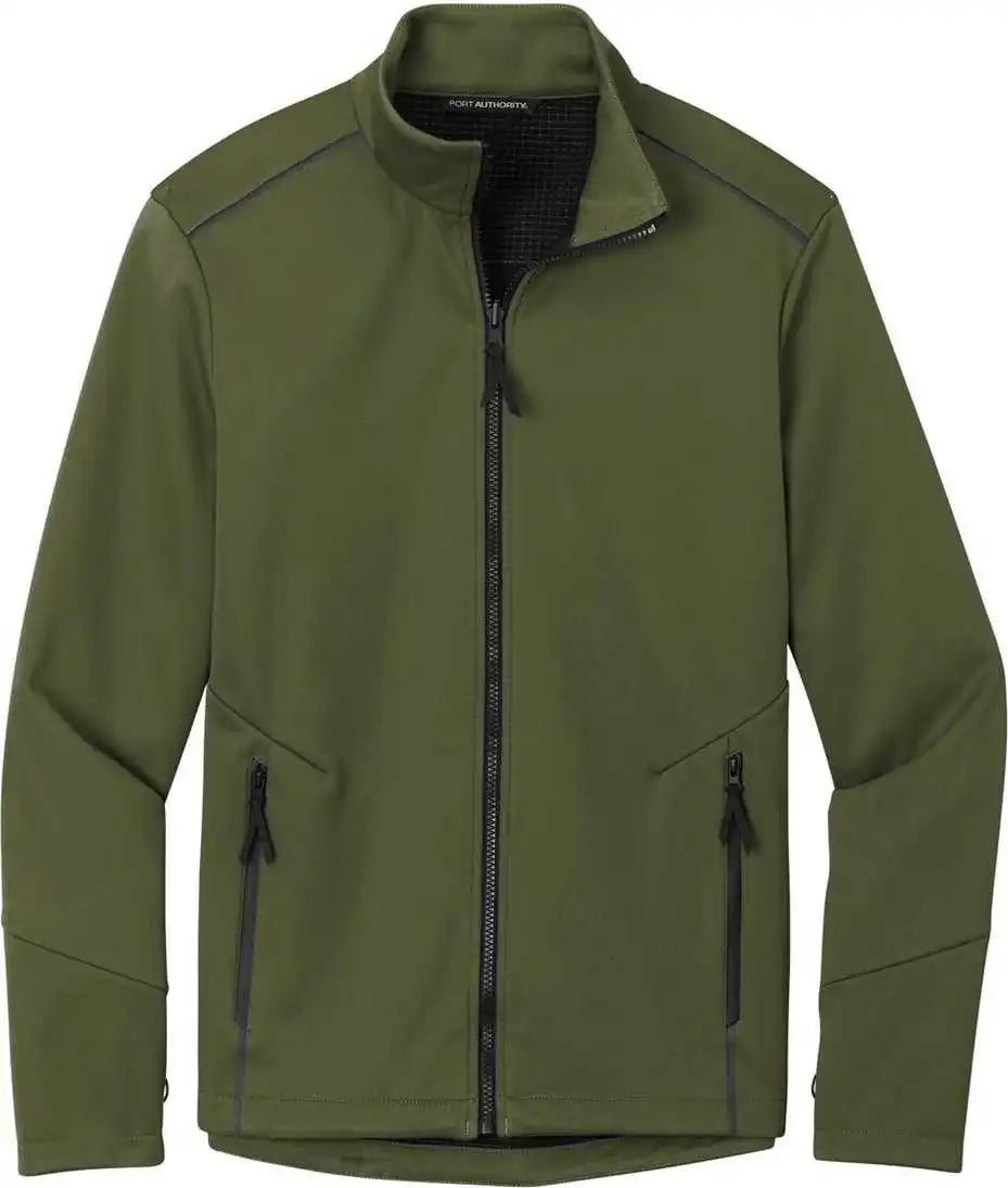 Port Authority J921 Collective Tech Soft Shell Jacket - Olive Green