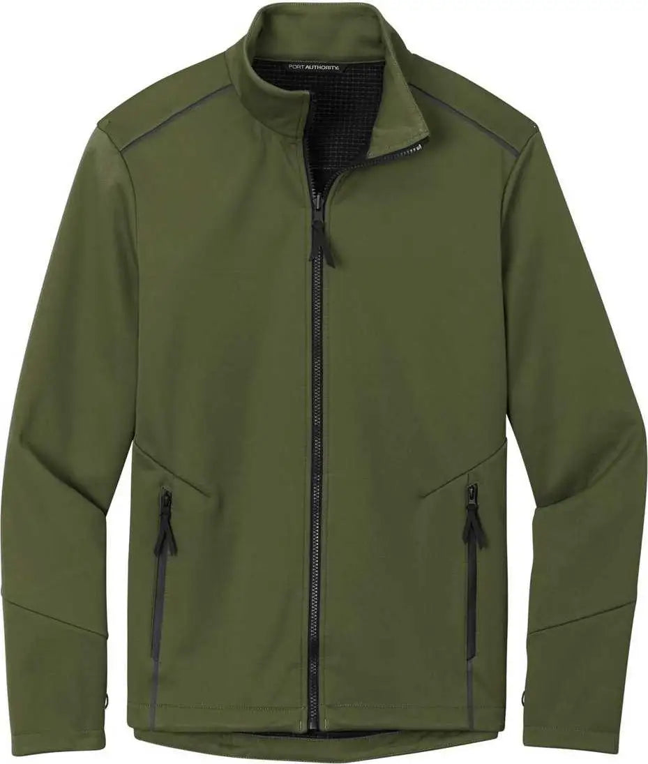 Port Authority J921 Collective Tech Soft Shell Jacket - Olive Green