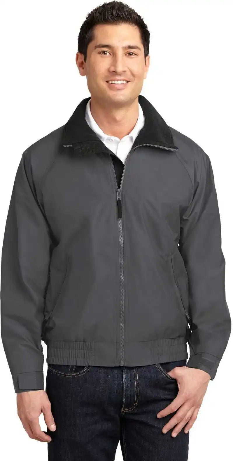 Port Authority Jp54 Competitor Jacket Deep Smoke Black