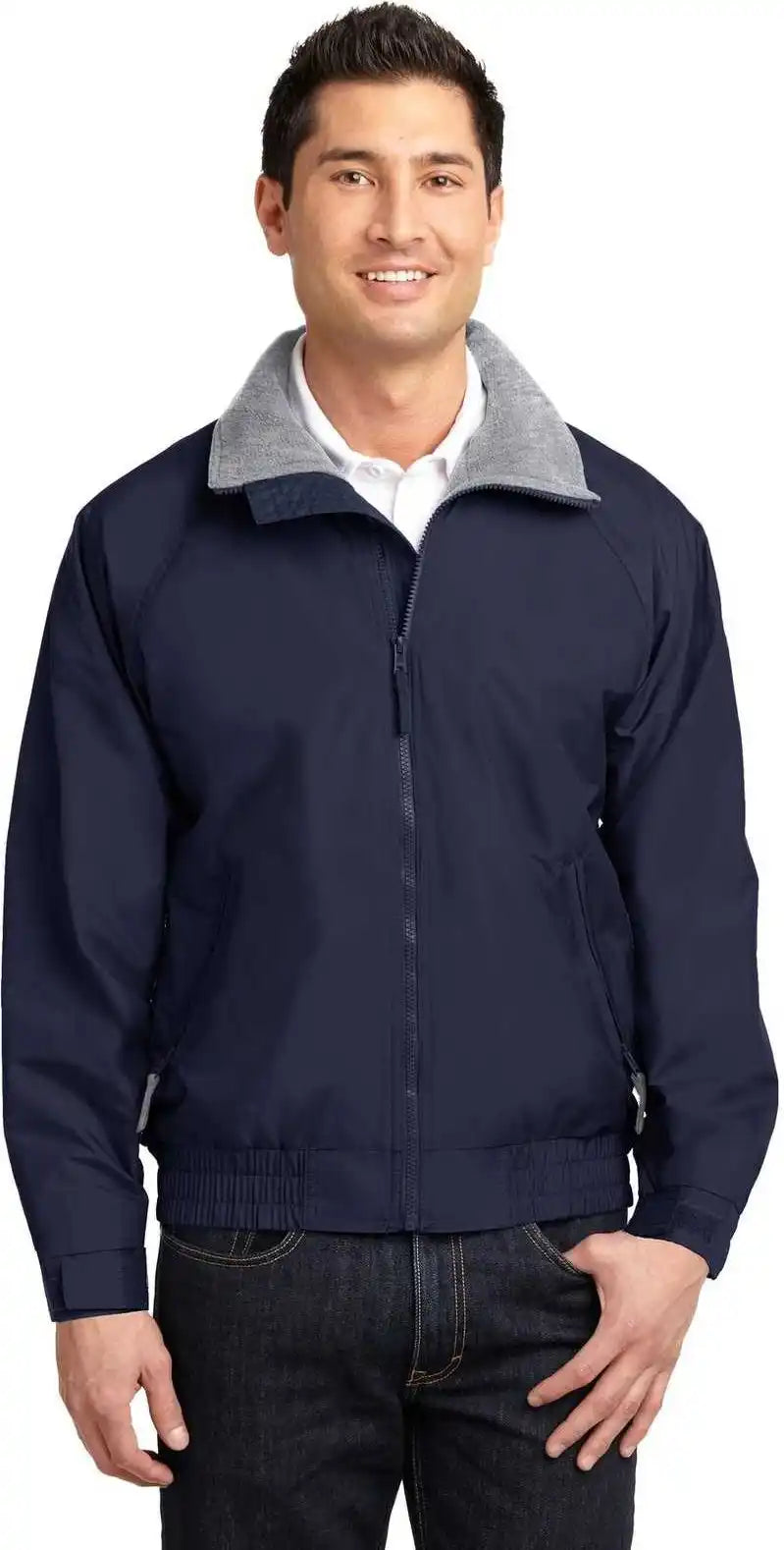 Port Authority Jp54 Competitor Jacket - True Navy Gray Heather