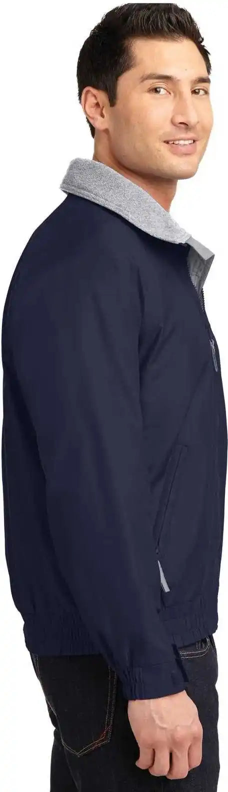 Port Authority Jp54 Competitor Jacket - True Navy Gray Heather