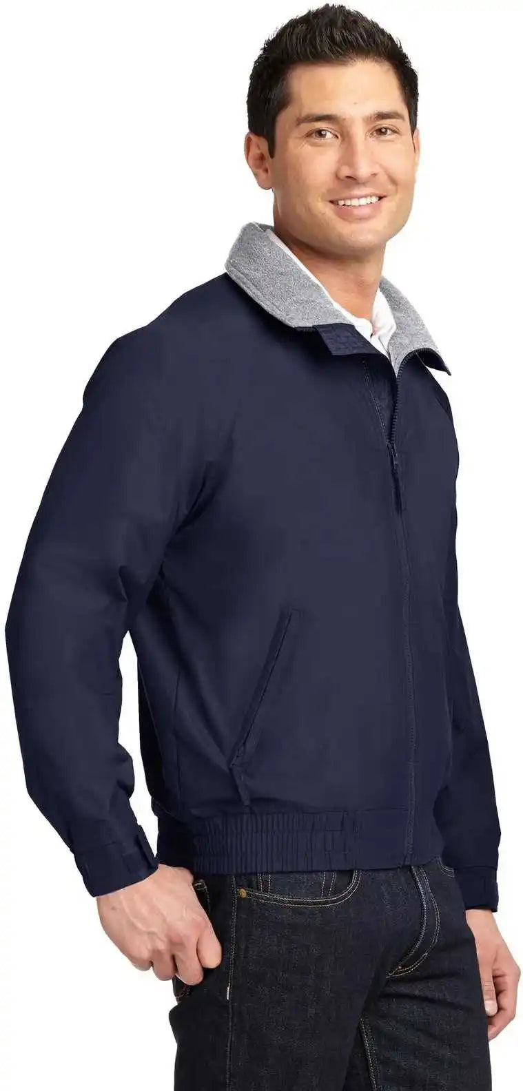 Port Authority Jp54 Competitor Jacket - True Navy Gray Heather