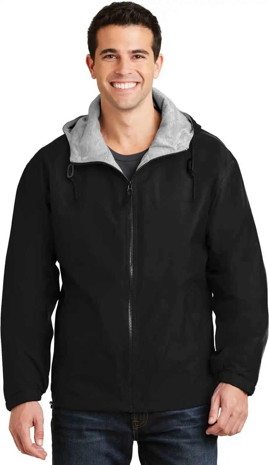 Port Authority Jp56 Team Jacket - Black Light Oxford