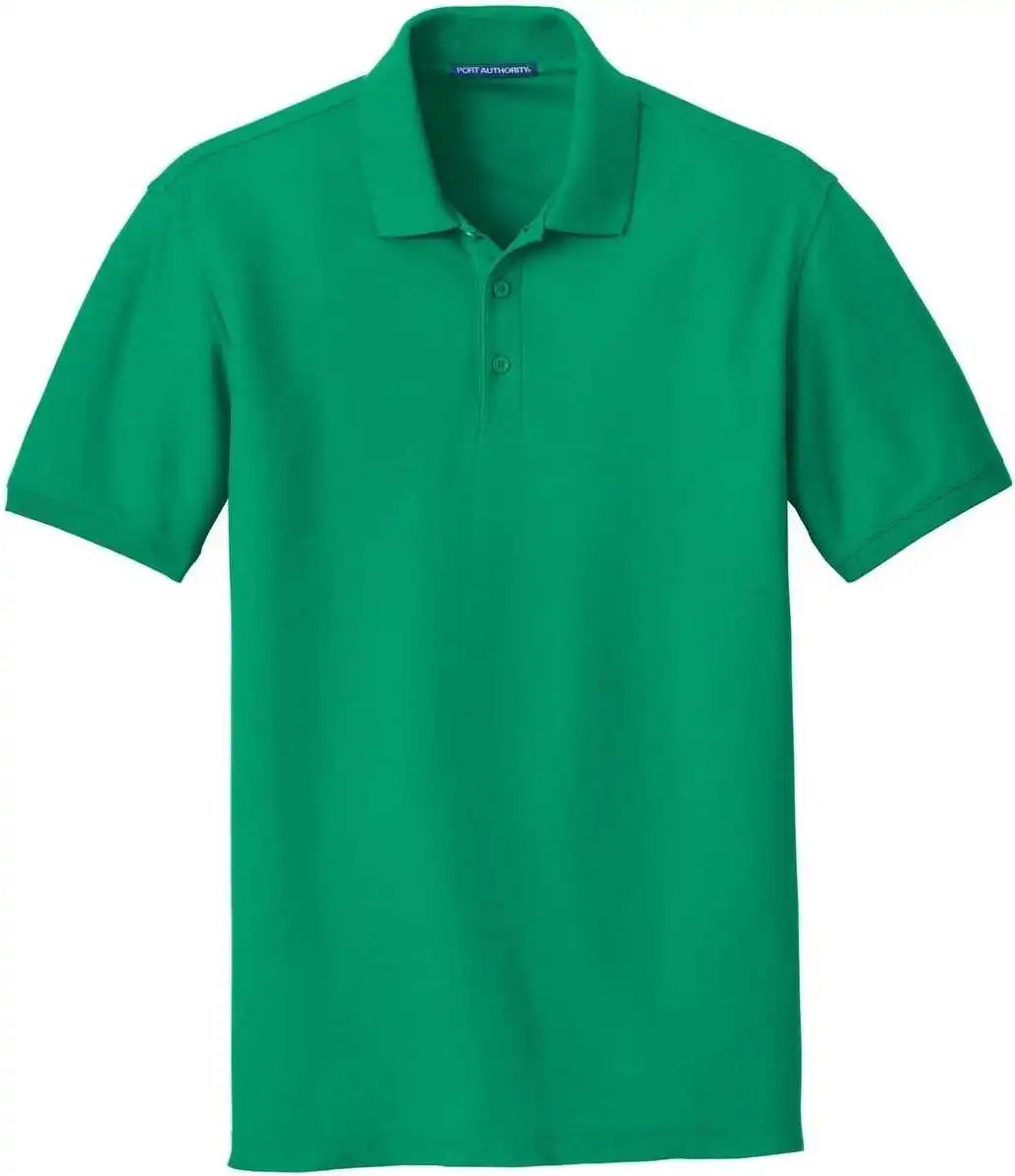Port Authority K100 Core Classic Pique Polo Bright Kelly Green