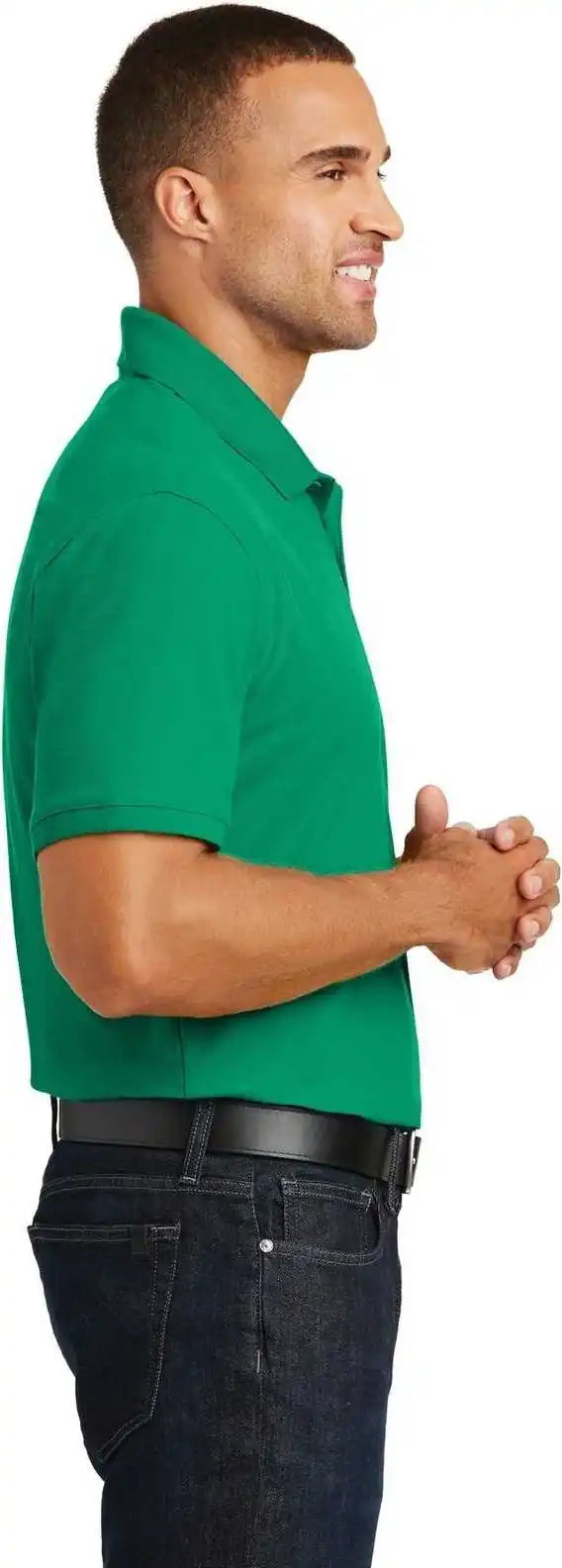 Port Authority K100 Core Classic Pique Polo Bright Kelly Green