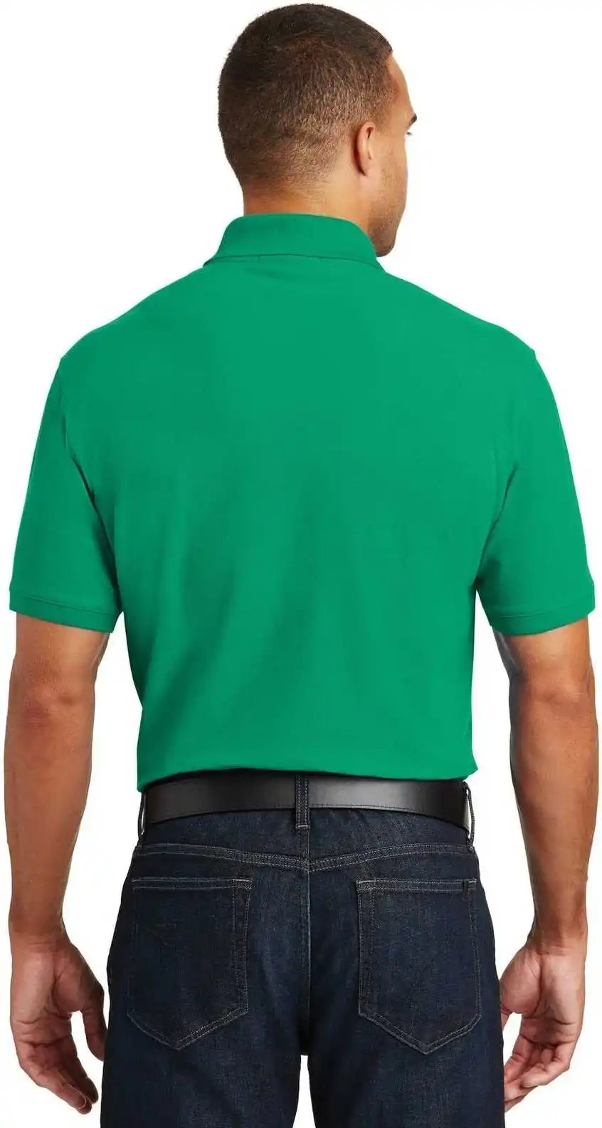 Port Authority K100 Core Classic Pique Polo Bright Kelly Green