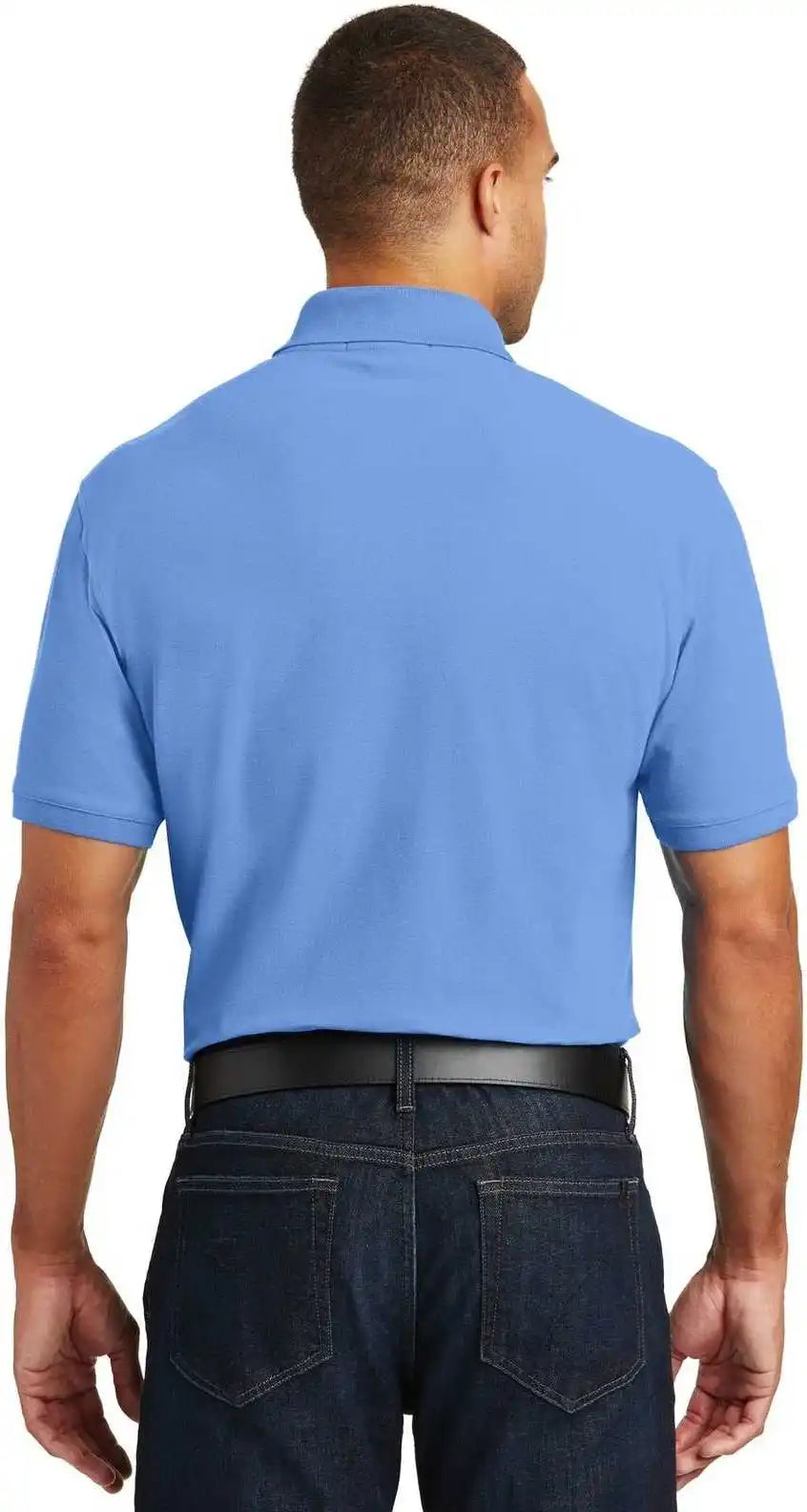 Port Authority K100 Core Classic Pique Polo - Carolina Blue