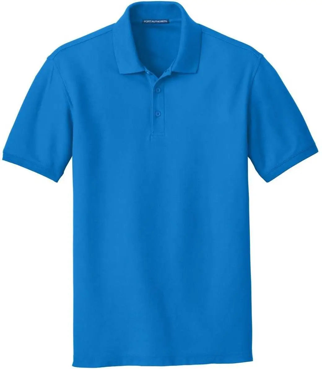 Port Authority K100 Core Classic Pique Polo - Coastal Blue