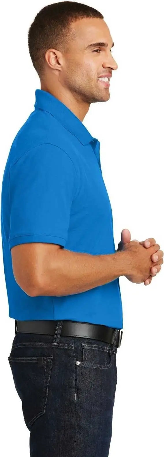 Port Authority K100 Core Classic Pique Polo - Coastal Blue
