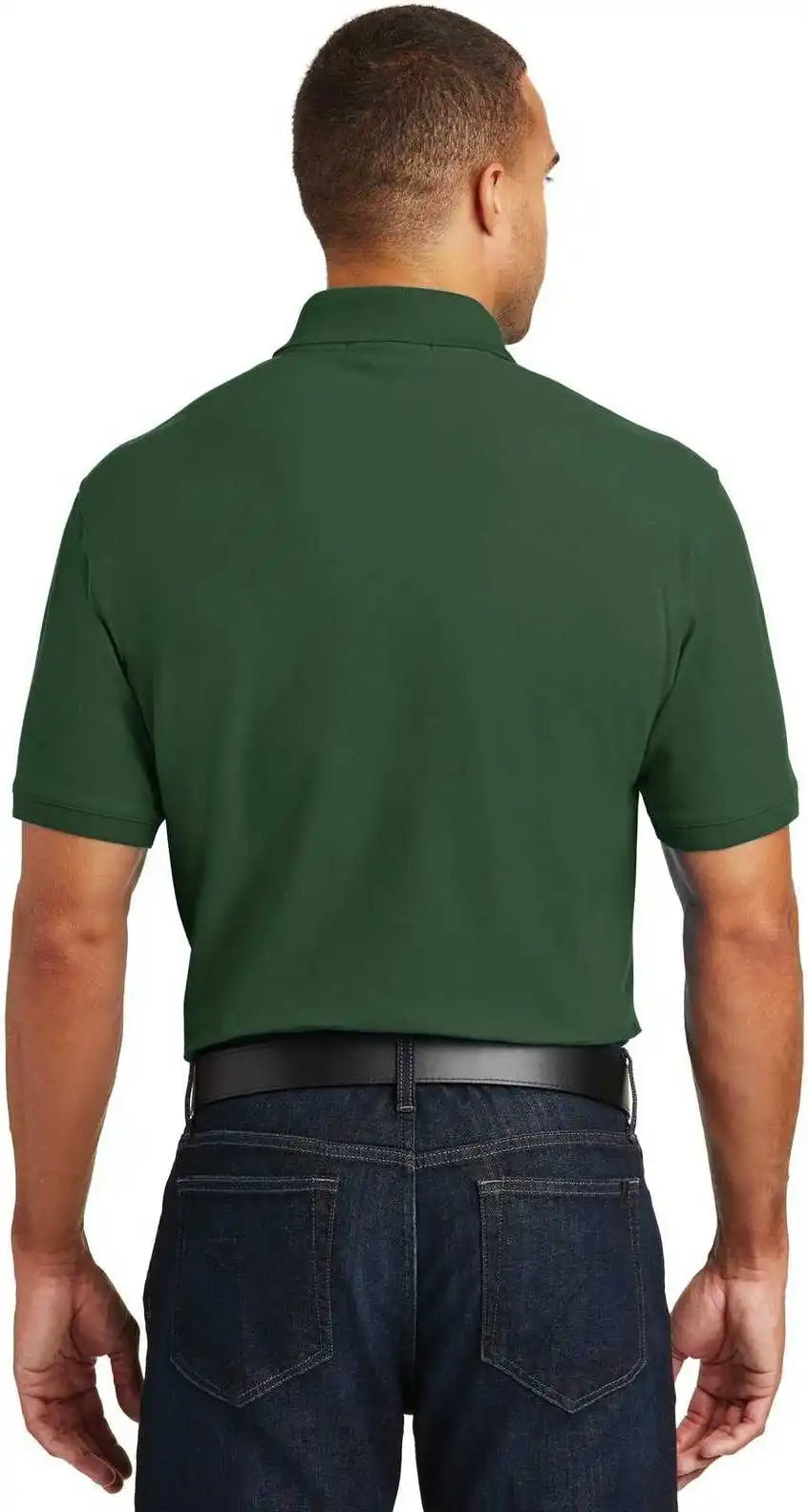 Port Authority K100 Core Classic Pique Polo Deep Forest Green