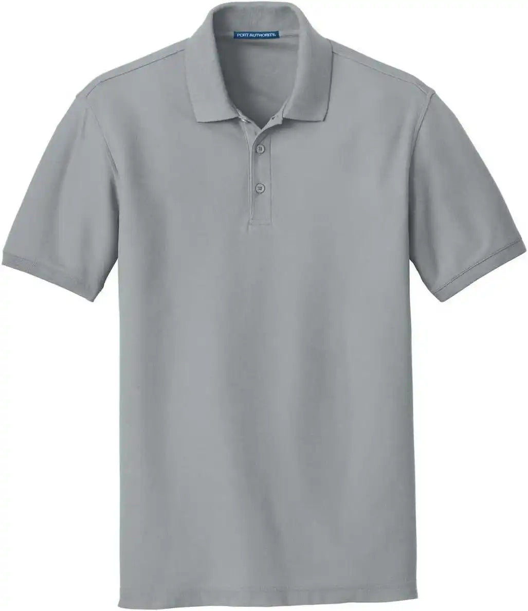 Port Authority K100 Core Classic Pique Polo Gusty Gray