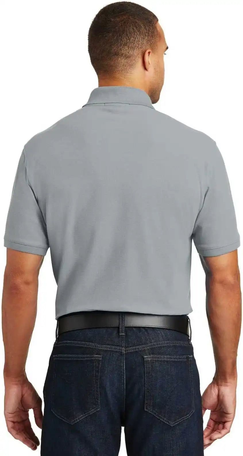 Port Authority K100 Core Classic Pique Polo Gusty Gray