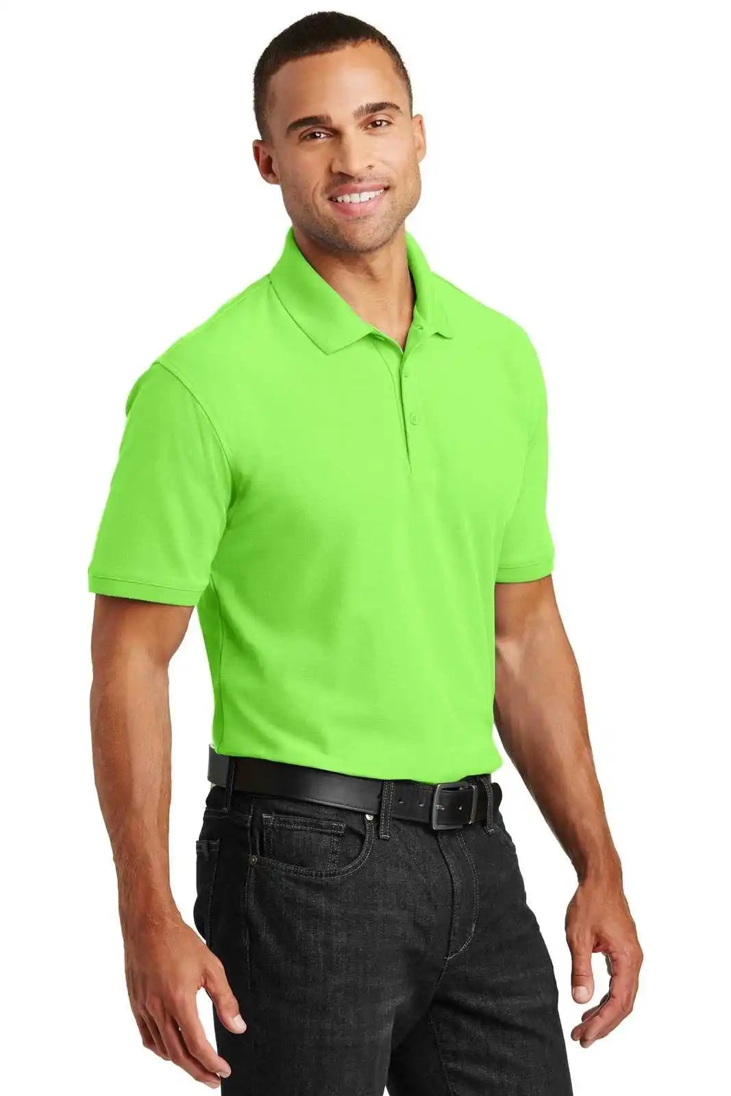 Port Authority K100 Core Classic Pique Polo - Lime