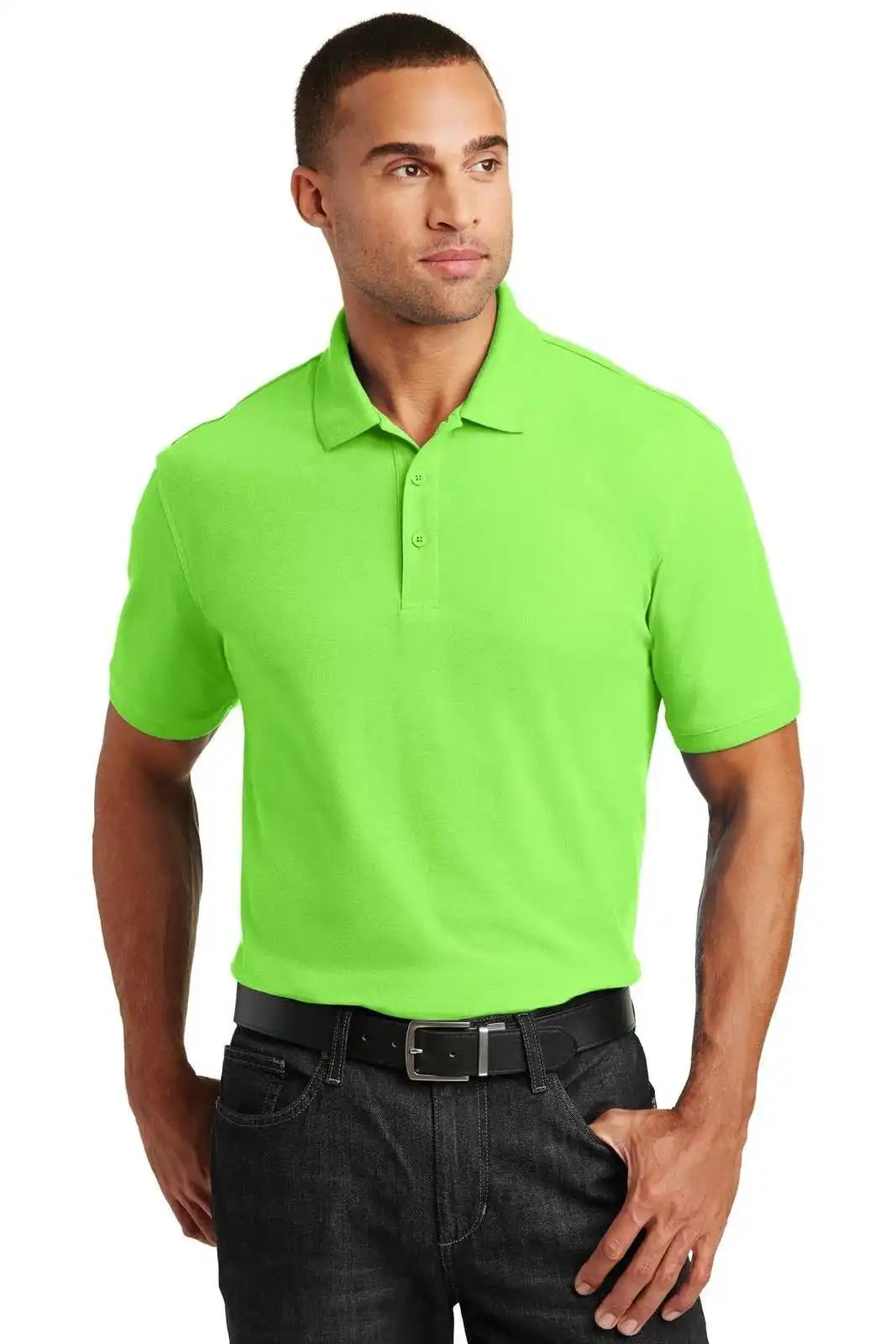 Port Authority K100 Core Classic Pique Polo - Lime