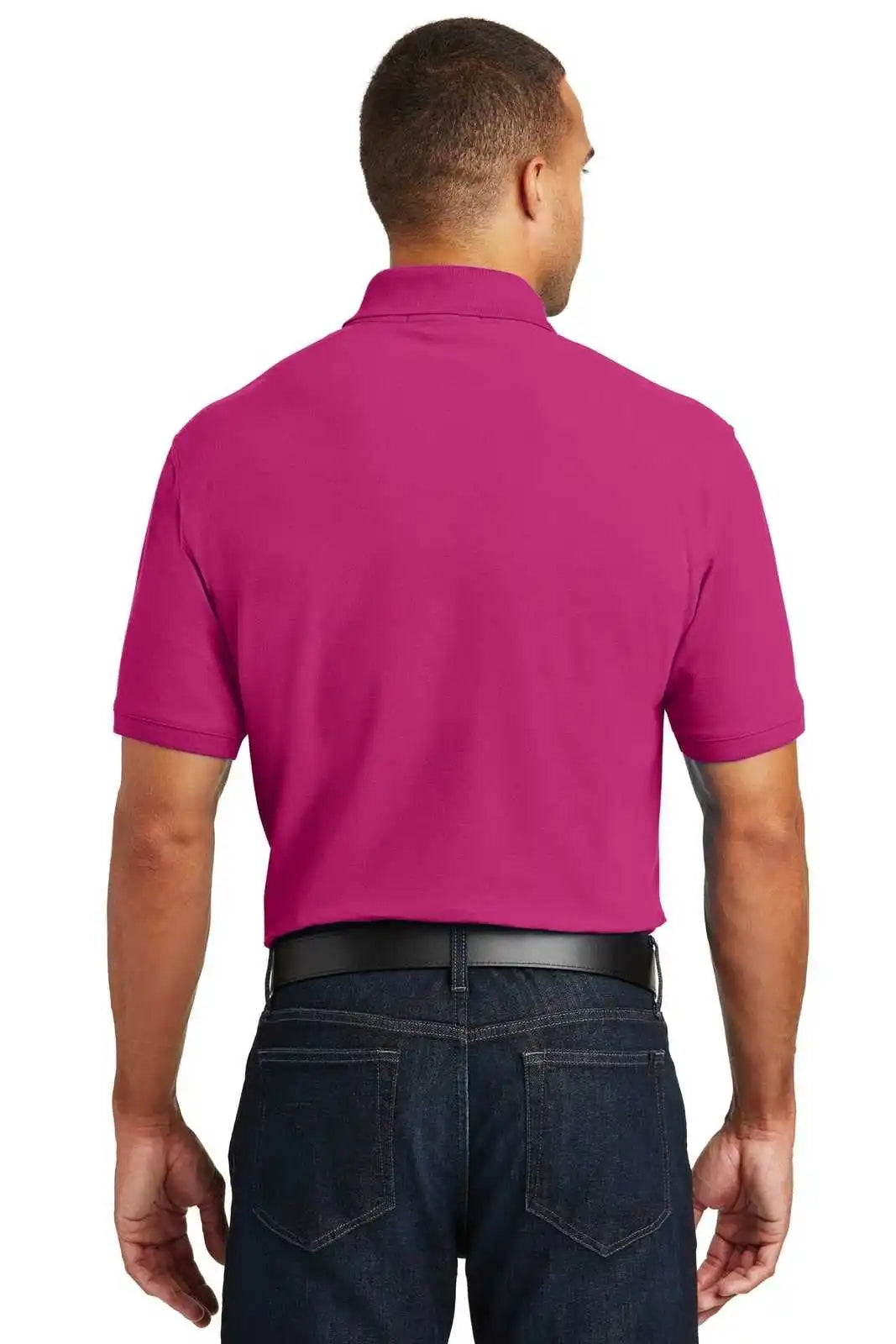 Port Authority K100 Core Classic Pique Polo - Pink Azalea