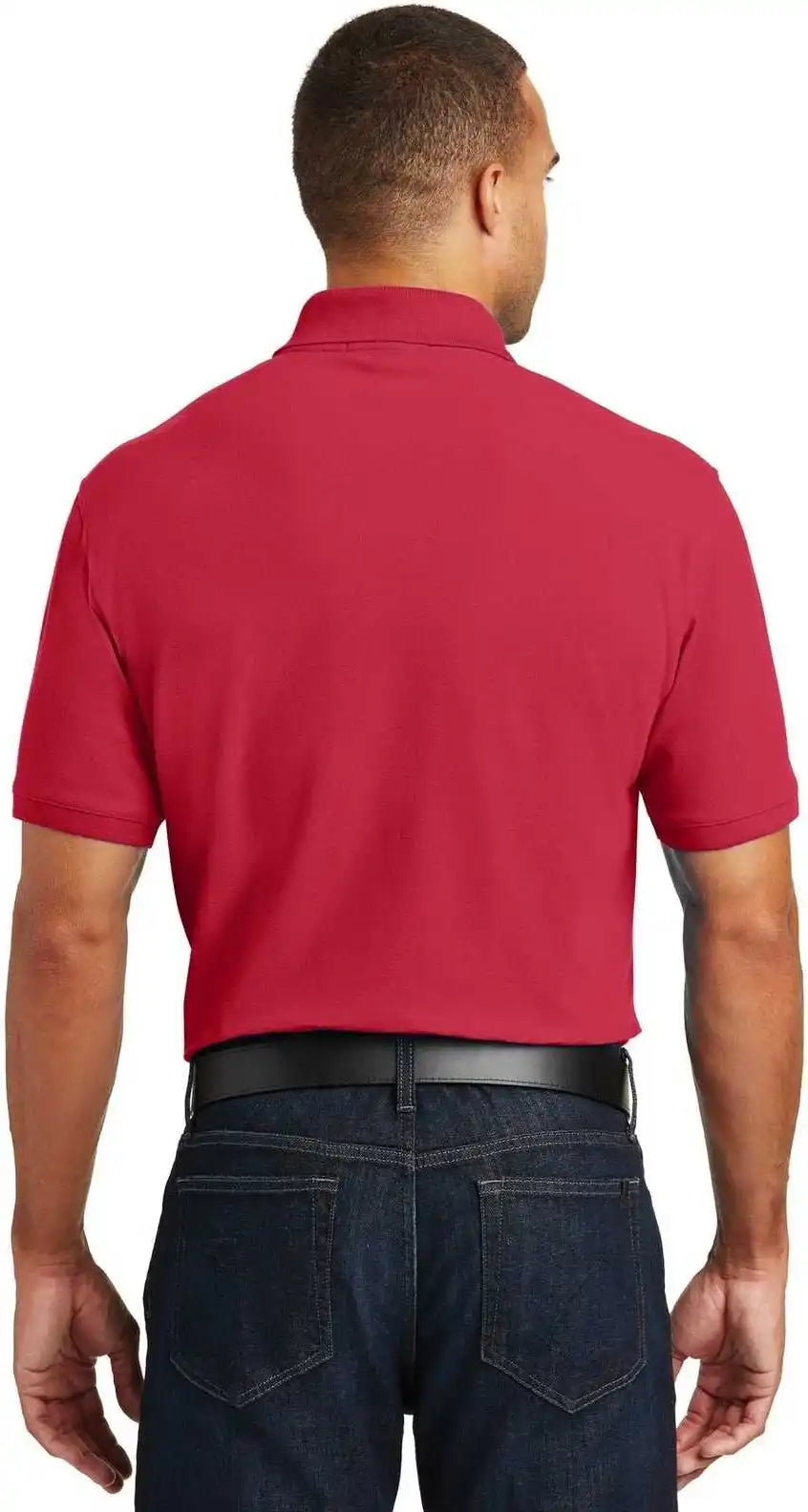 Port Authority K100 Core Classic Pique Polo - Rich Red