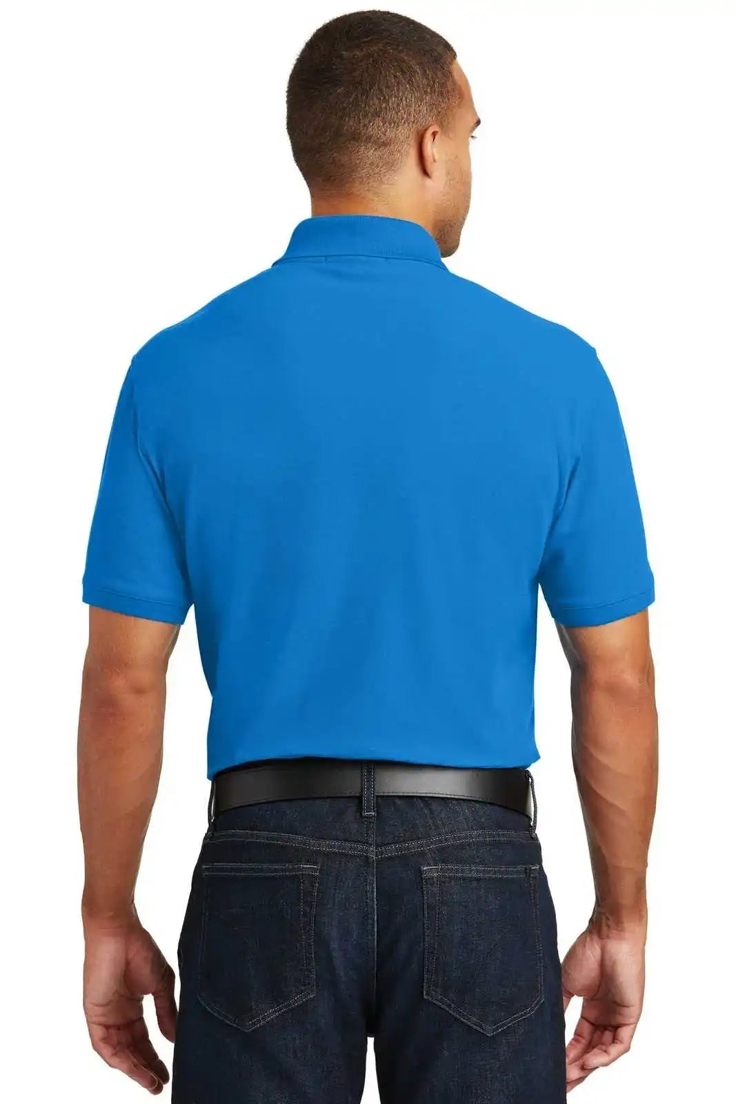 Port Authority K100p Core Classic Pique Pocket Polo Coastal Blue