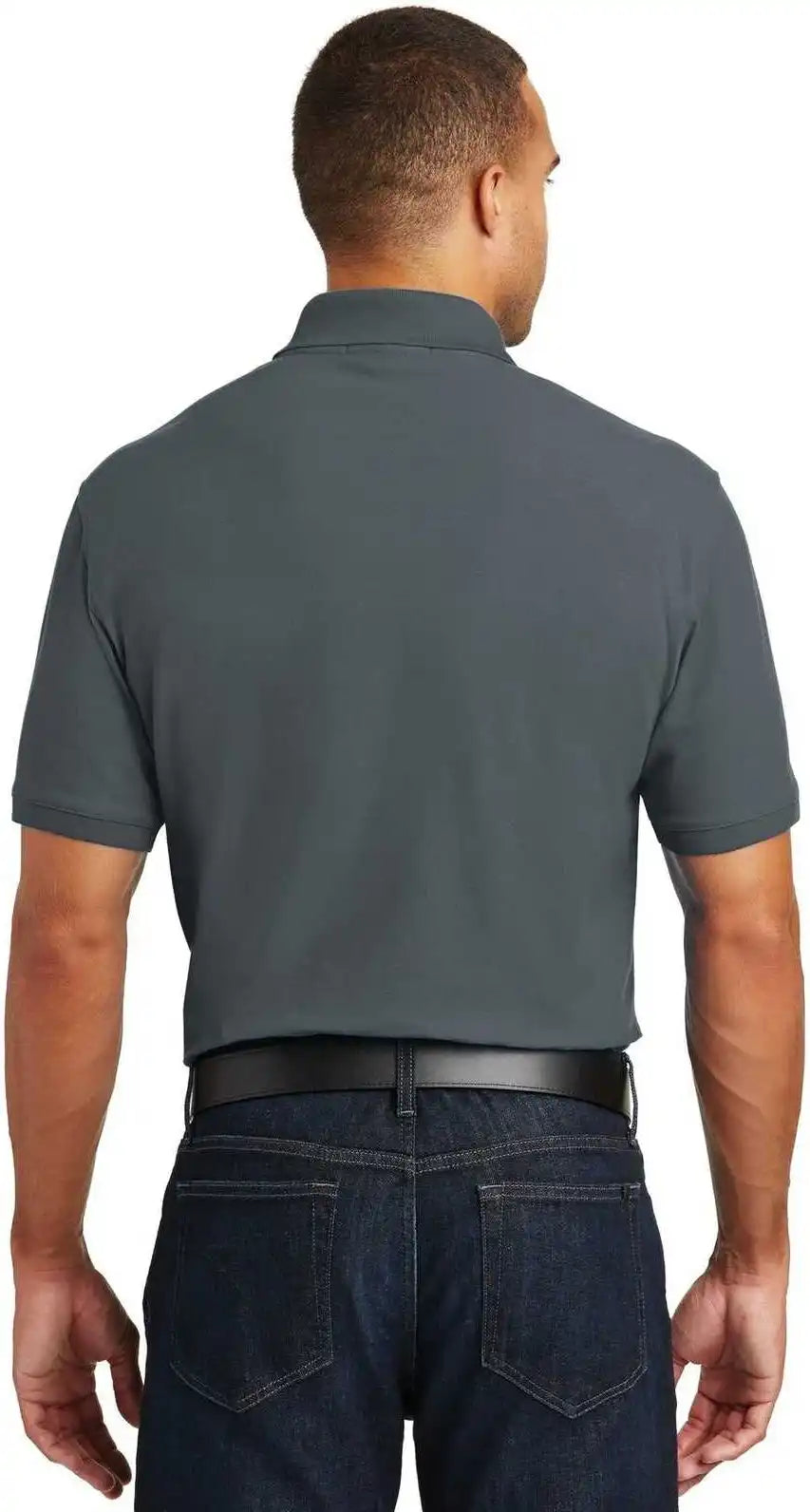 Port Authority K100p Core Classic Pique Pocket Polo Graphite