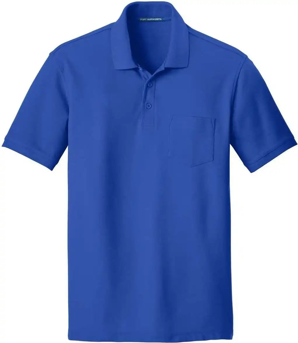 Port Authority K100p Core Classic Pique Pocket Polo True Royal