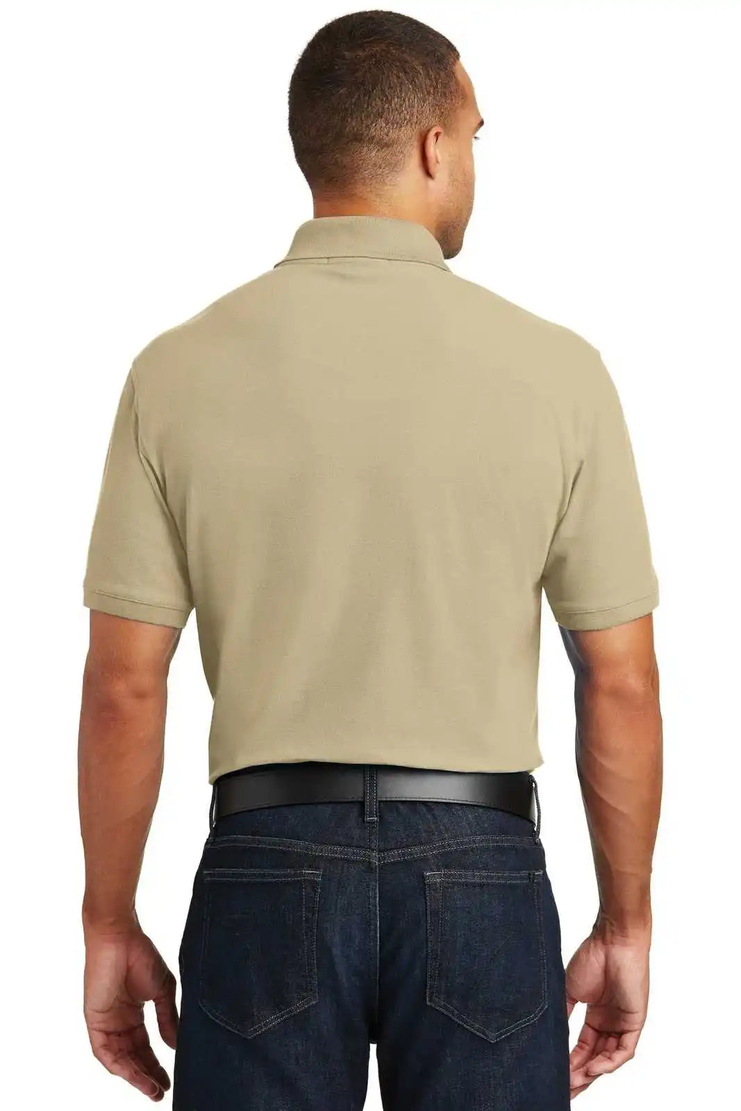 Port Authority K100p Core Classic Pique Pocket Polo - Wheat