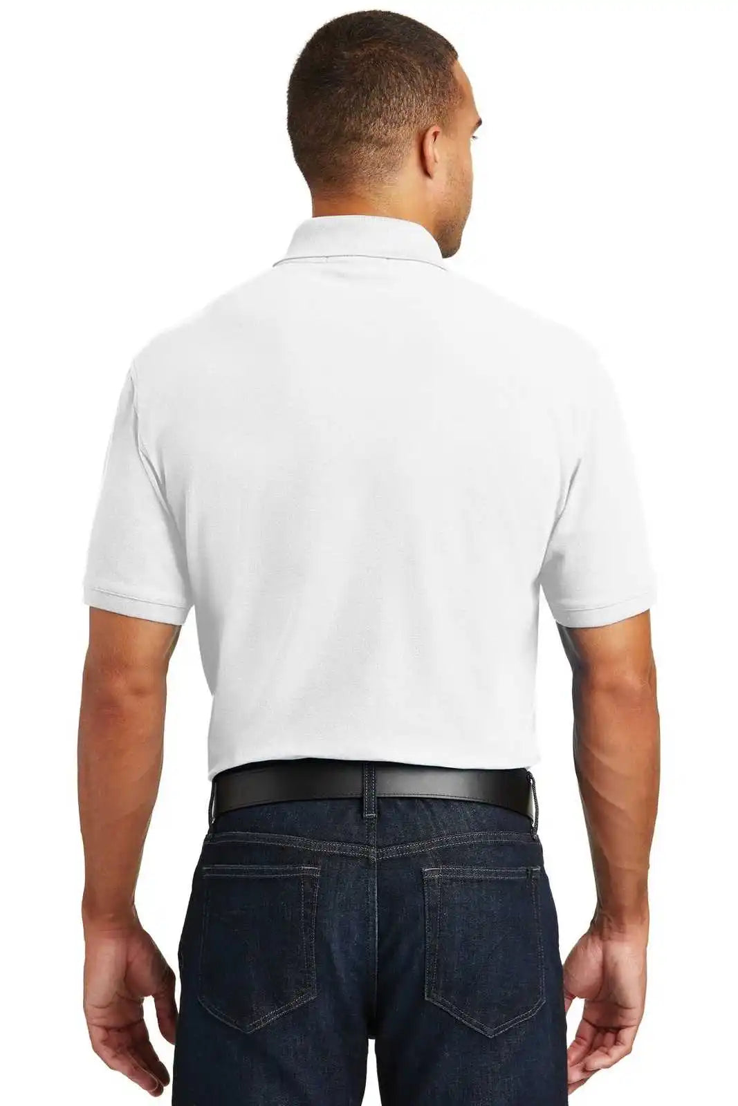 Port Authority K100p Core Classic Pique Pocket Polo - White