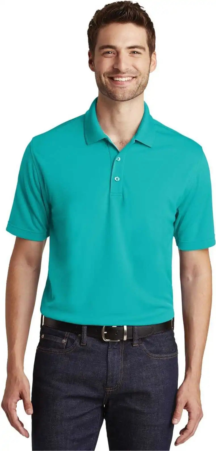 Port Authority K110 Dry Zone Uv Micro-mesh Polo - Aquamarine