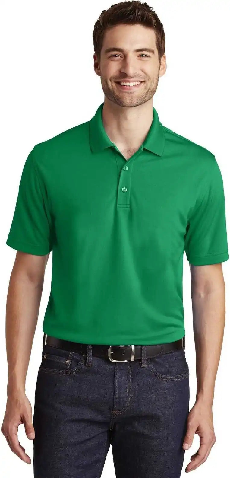 Port Authority K110 Dry Zone Uv Micro-mesh Polo - Bright Kelly Green