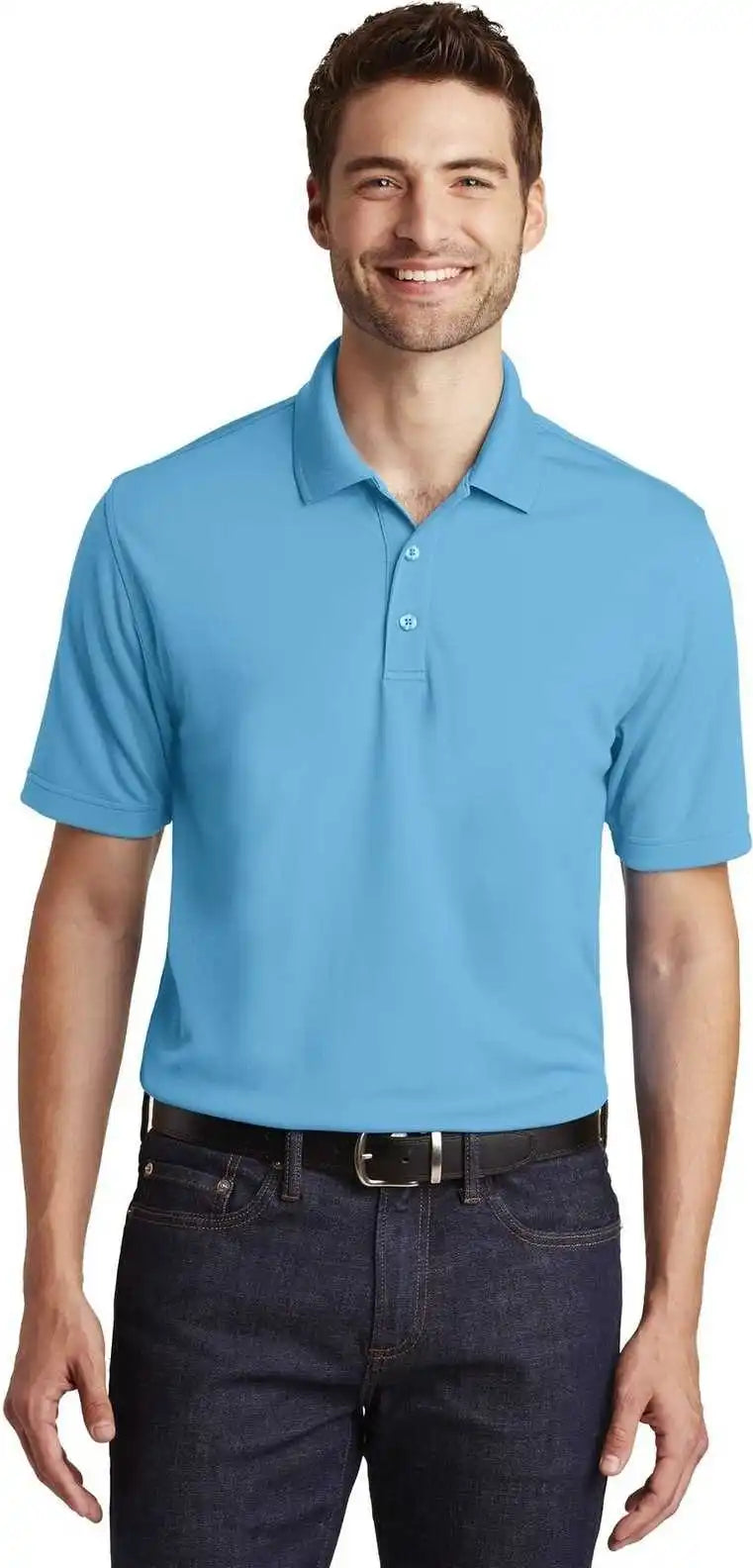 Port Authority K110 Dry Zone Uv Micro-mesh Polo - Carolina Blue