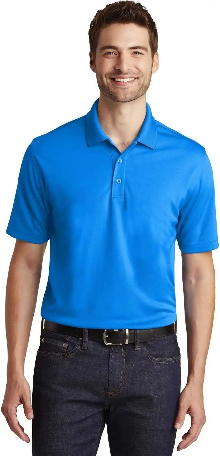 Port Authority K110 Dry Zone Uv Micro-mesh Polo - Coastal Blue