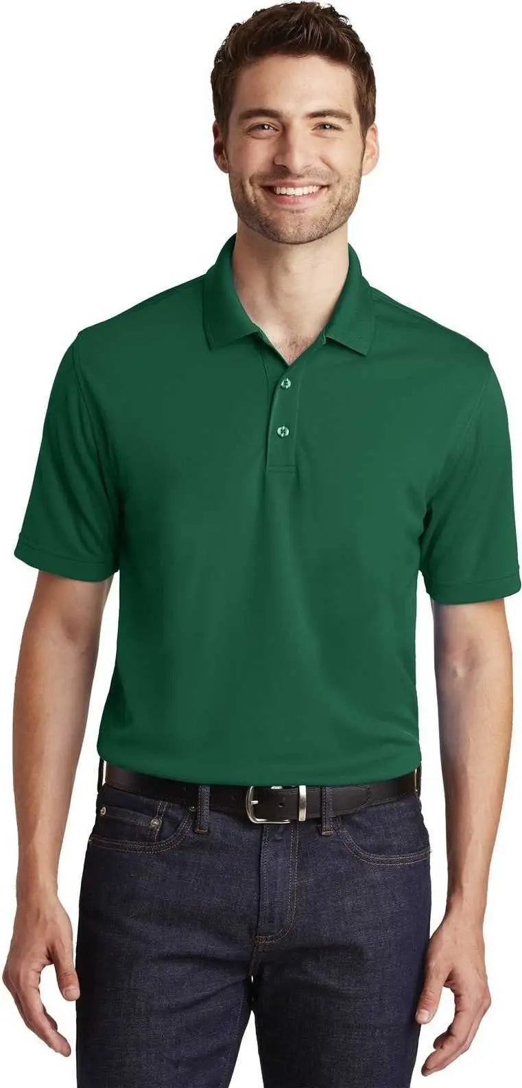 Port Authority K110 Dry Zone Uv Micro-mesh Polo - Deep Forest Green