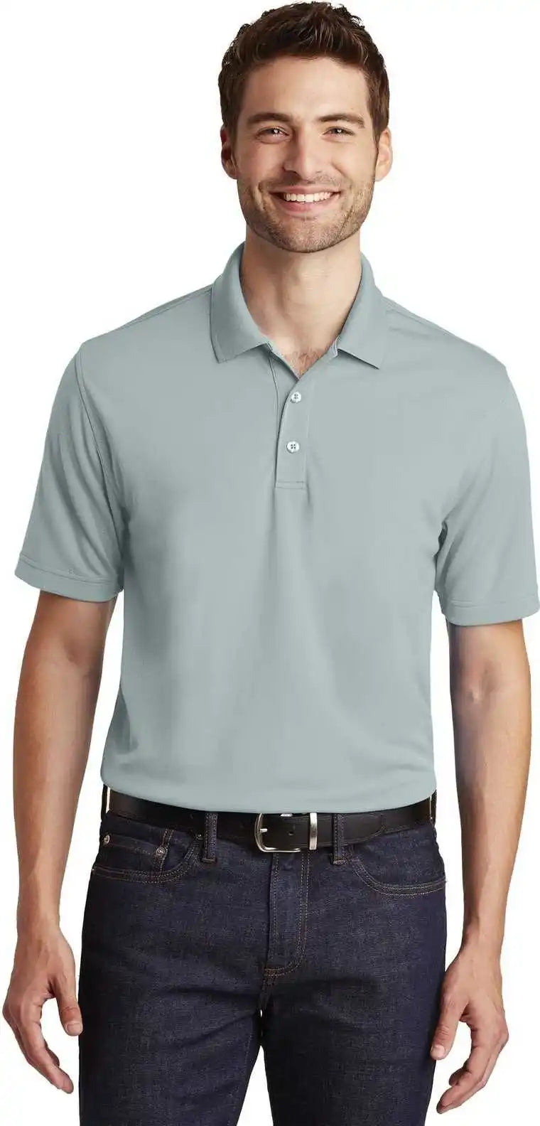 Port Authority K110 Dry Zone Uv Micro-mesh Polo - Gusty Gray
