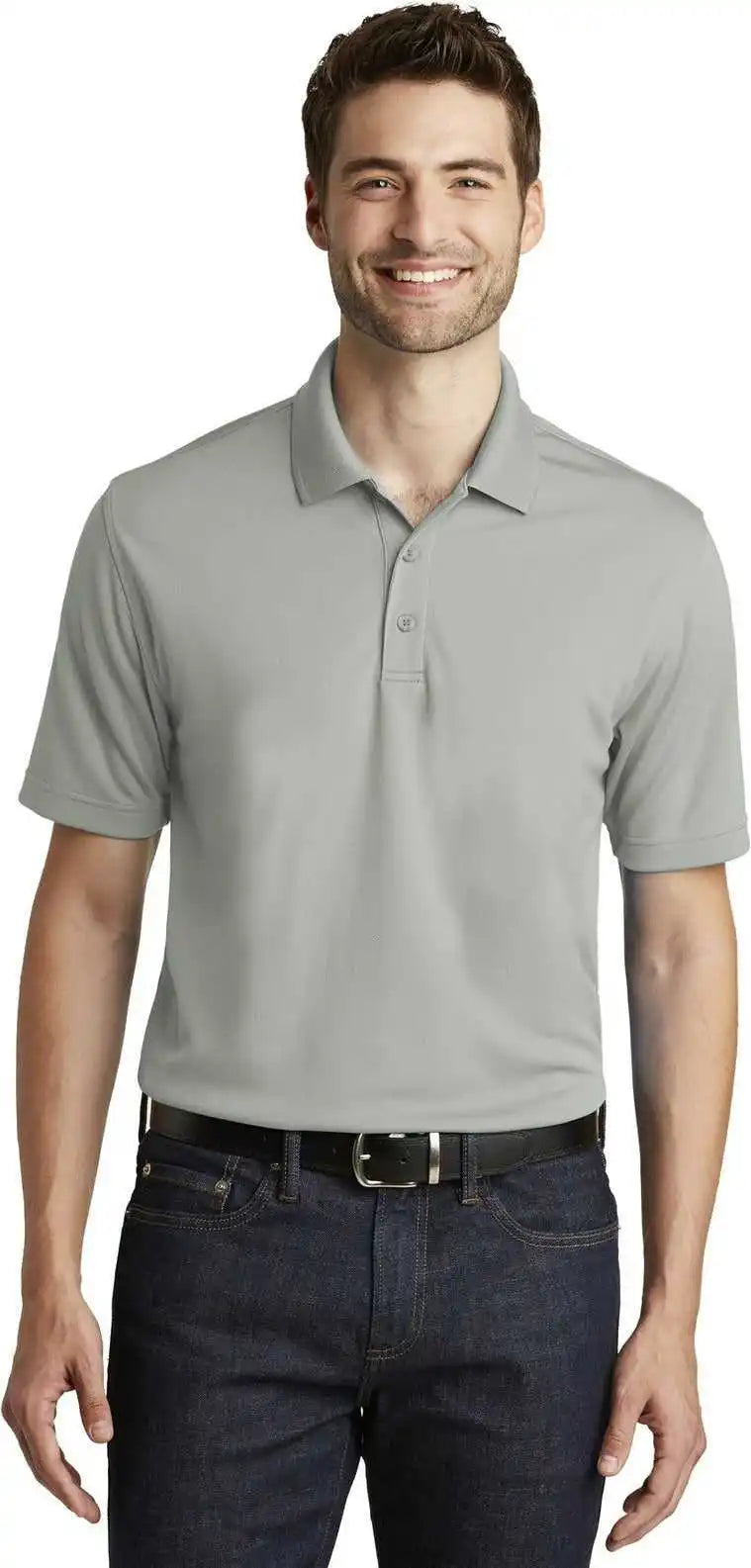 Port Authority K110 Dry Zone Uv Micro-mesh Polo - Gusty Grey